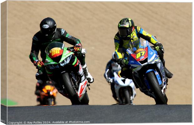 Pirelli National Junior Superstock- Brands Hatch  Canvas Print by Ray Putley