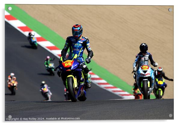 Pirelli National Junior Superstock- Brands Hatch  Acrylic by Ray Putley