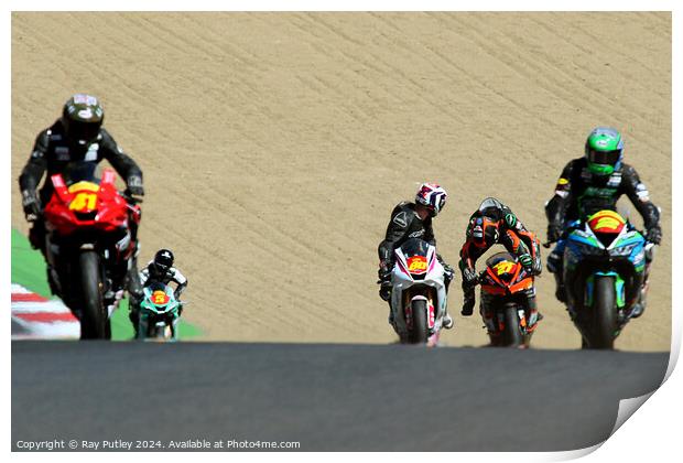 Pirelli National Junior Superstock- Brands Hatch  Print by Ray Putley