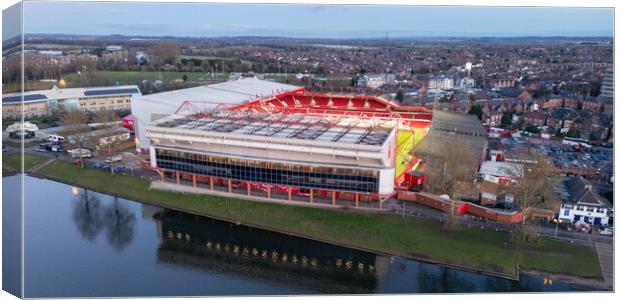 Nottingham Forest Canvas Print by Apollo Aerial Photography