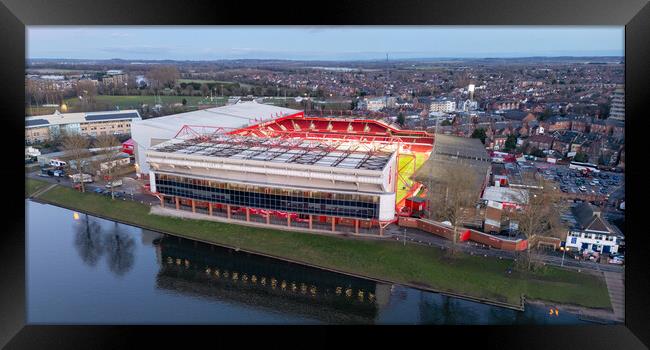 Nottingham Forest Framed Print by Apollo Aerial Photography