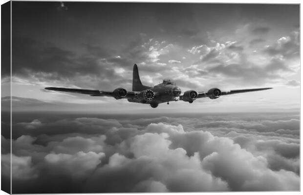 The Flying Fortress Canvas Print by J Biggadike