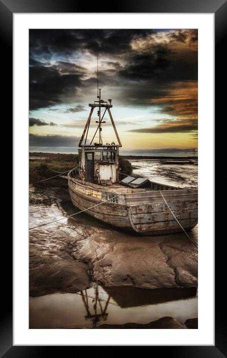 Fishing boat Norfolk   Framed Mounted Print by Dorringtons Adventures