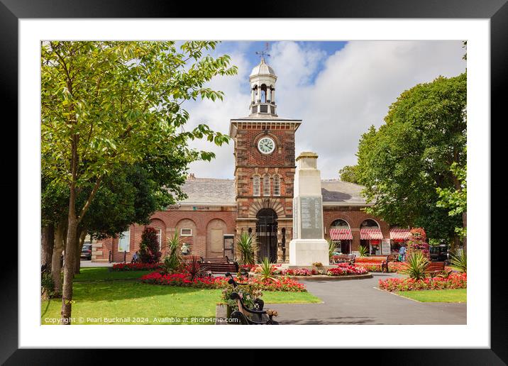 Lytham St Annes Market Square Lancashire Framed Mounted Print by Pearl Bucknall