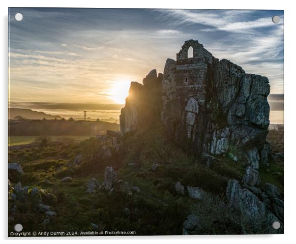 Roche Rock Acrylic by Andy Durnin
