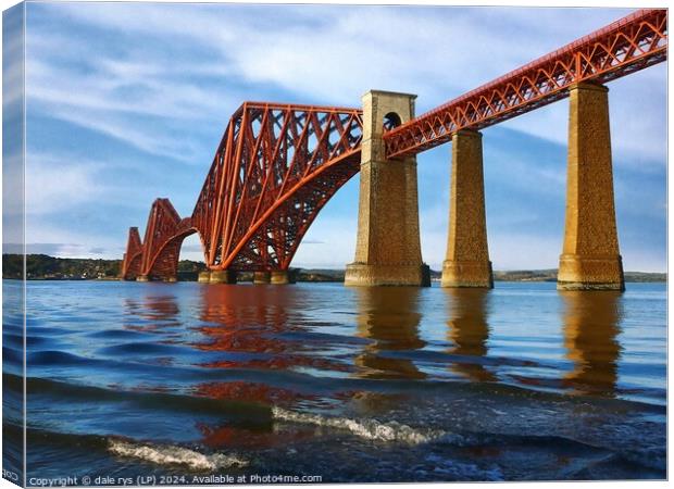 MAJESTIC Forth RAIL Bridge Canvas Print by dale rys (LP)