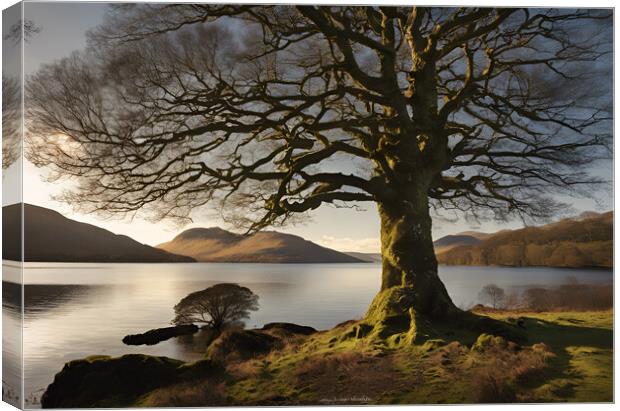 Loch Lomond Canvas Print by Picture Wizard