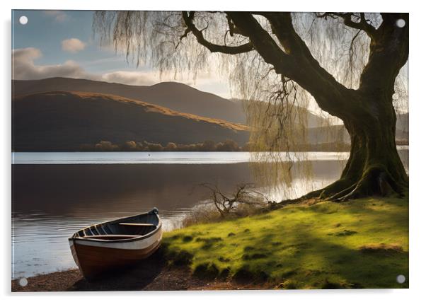 Loch Lomond Acrylic by Picture Wizard