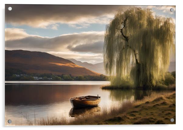 Loch Lomond Acrylic by Picture Wizard
