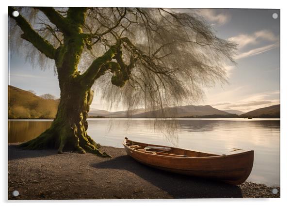 Loch Lomond Acrylic by Picture Wizard