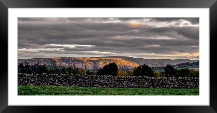 High Street Fell in the sun, Cumbria. Framed Mounted Print by Phil Brown