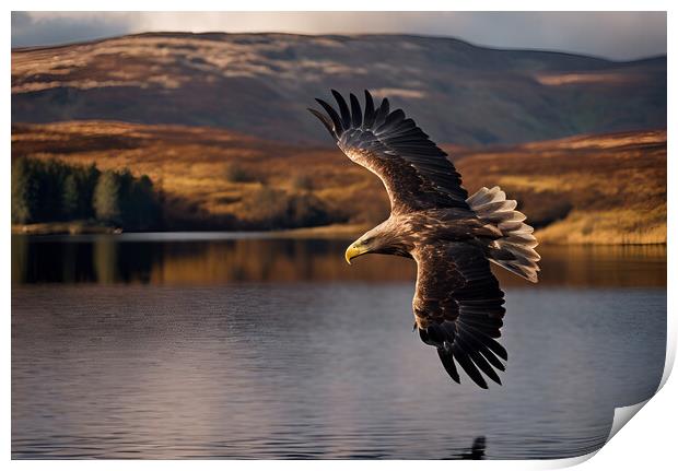 White Tailed Eagle Print by Picture Wizard
