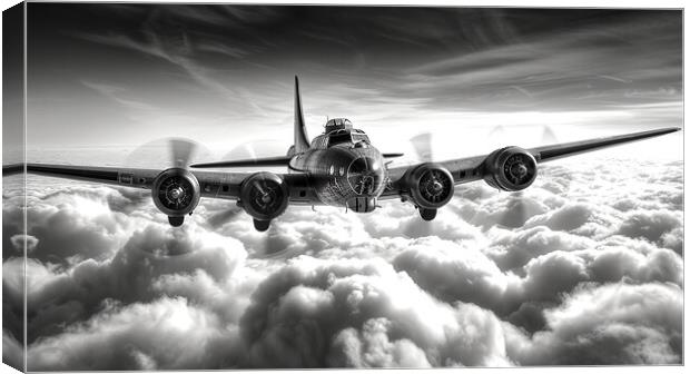 The Flying Fortress Canvas Print by Airborne Images