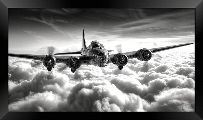 The Flying Fortress Framed Print by Airborne Images
