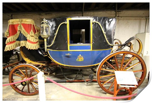 Tyrwhitt-drake Museum Of Carriages –  England, UK. Print by Ray Putley