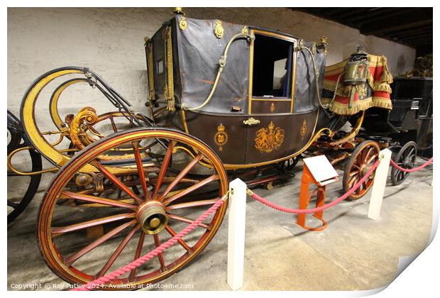 Tyrwhitt-drake Museum Of Carriages –  England, UK. Print by Ray Putley