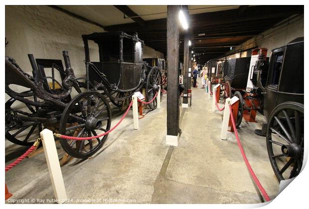 Tyrwhitt-drake Museum of Carriages – England, UK. Print by Ray Putley