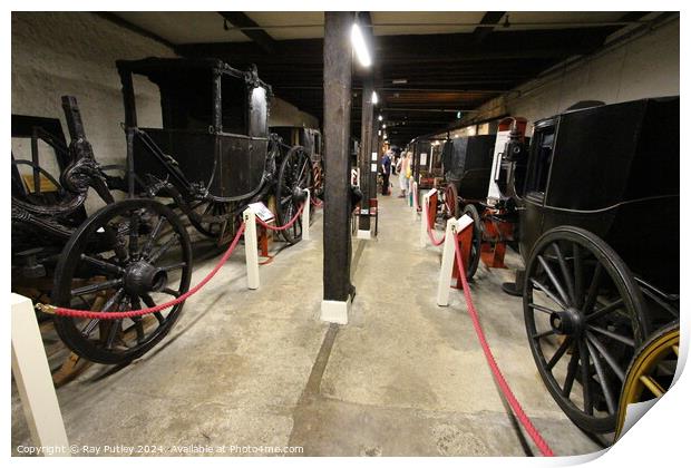 Tyrwhitt-drake Museum of Carriages – England, UK. Print by Ray Putley