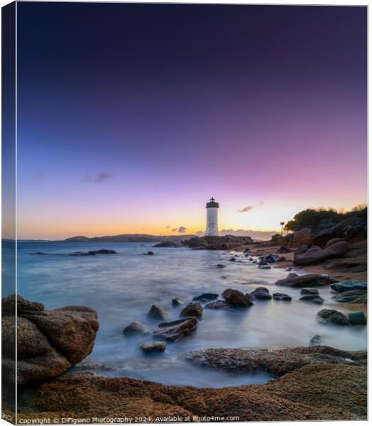 Punta Palau Lighthouse 2 Canvas Print by DiFigiano Photography