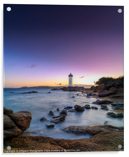 Punta Palau Lighthouse 2 Acrylic by DiFigiano Photography
