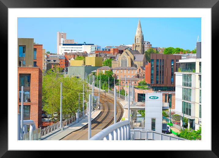 Nottingham Framed Mounted Print by Alison Chambers