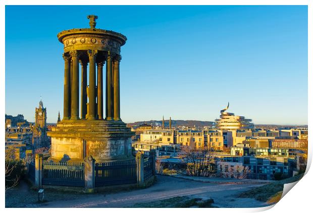 Calton Hill Edinburgh  Print by Alison Chambers