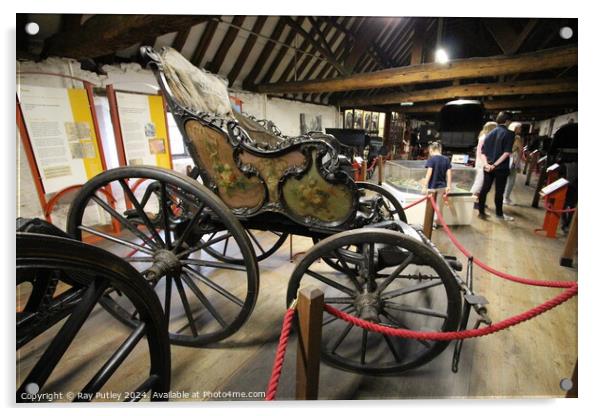 Tyrwhitt-drake Museum of Carriages – England, UK. Acrylic by Ray Putley