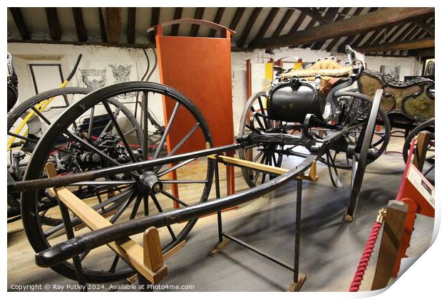 Tyrwhitt-drake Museum of Carriages – England, UK. Print by Ray Putley