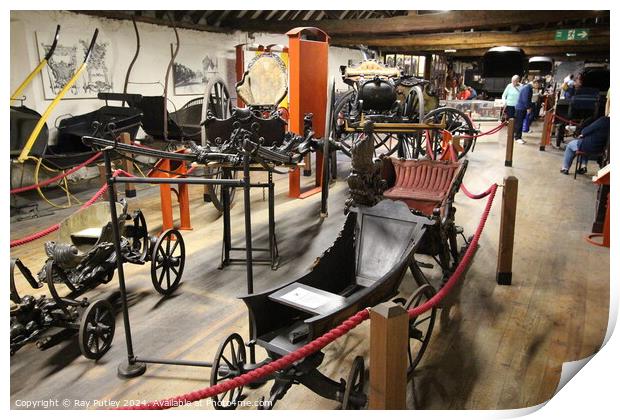 Tyrwhitt-drake Museum of Carriages – England, UK. Print by Ray Putley