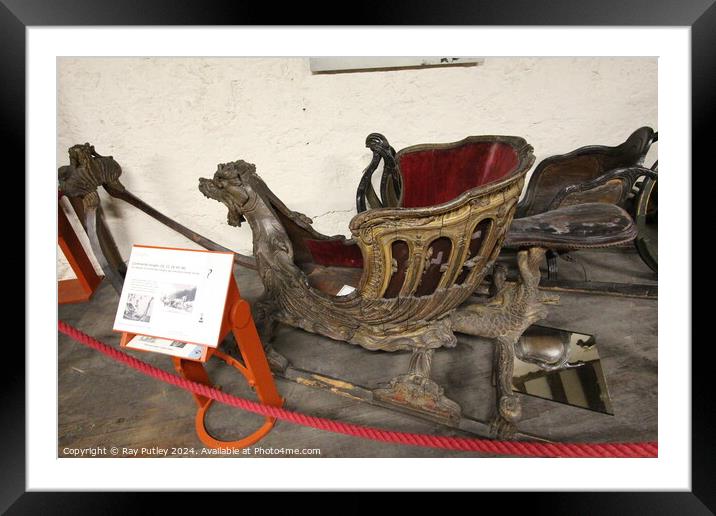 Tyrwhitt-drake Museum of Carriages – England, UK. Framed Mounted Print by Ray Putley