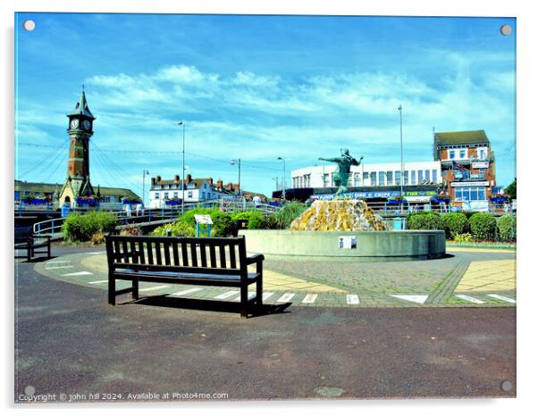 Skegness, Lincolnshire. Acrylic by john hill