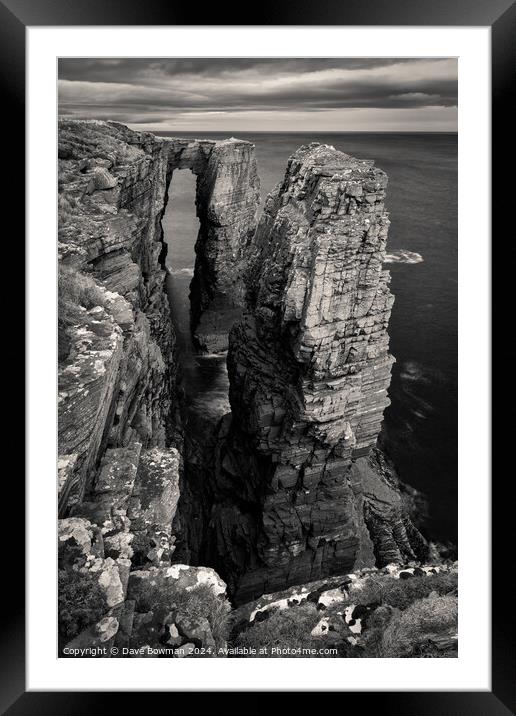 Brig o' Stack Framed Mounted Print by Dave Bowman