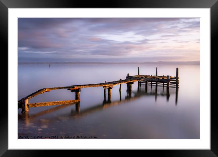 Sunrise on Firth of Forth Framed Mounted Print by Colin Kerr
