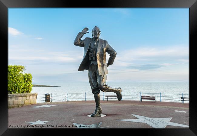 Bring me Sunshine: The Eric Morecambe Statue Framed Print by Keith Douglas