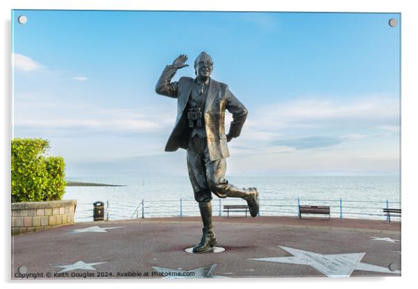 Bring me Sunshine: The Eric Morecambe Statue Acrylic by Keith Douglas