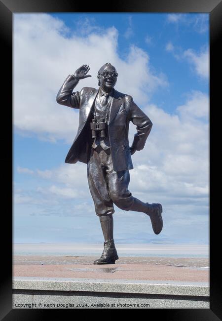 The Eric Morecambe Statue .. in Morecambe Framed Print by Keith Douglas