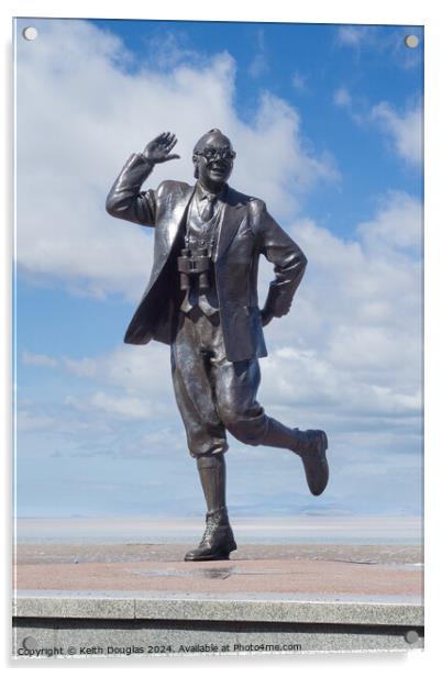 The Eric Morecambe Statue .. in Morecambe Acrylic by Keith Douglas