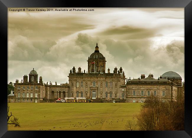 Castle Howard - North Yorkshire Framed Print by Trevor Kersley RIP