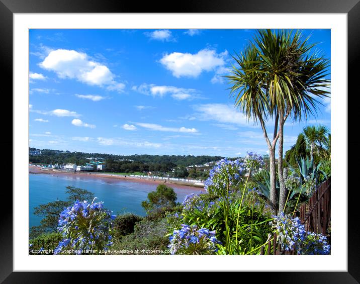 The English Riviera Framed Mounted Print by Stephen Hamer