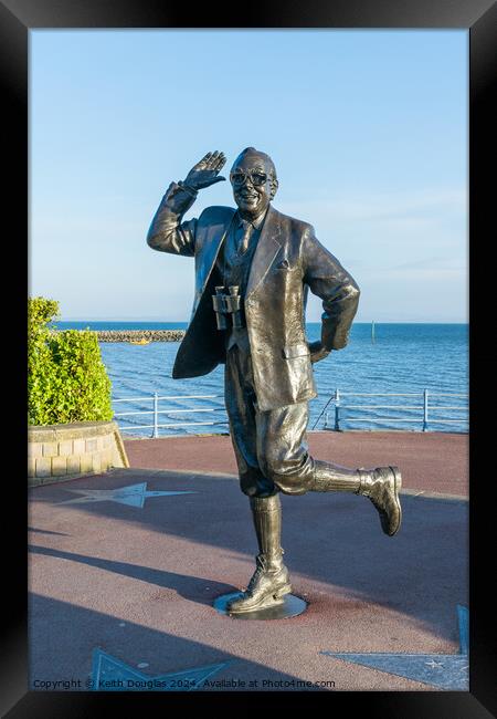 Eric Morecambe: Bring me Sunshine, in your smile Framed Print by Keith Douglas