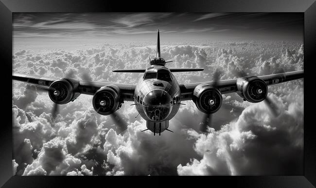 The Flying Fortress Framed Print by Airborne Images