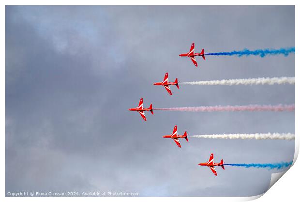 Red Arrows Print by Fiona Crossan