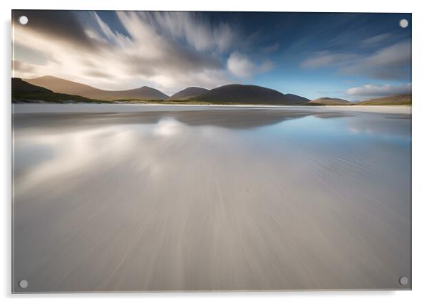 Luskentyre Beach Acrylic by Picture Wizard