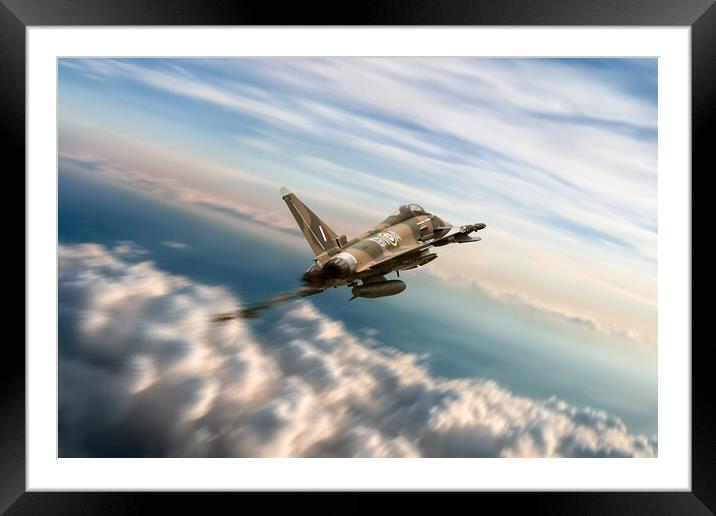 Eurofighter Typhoon GiNA Framed Mounted Print by J Biggadike