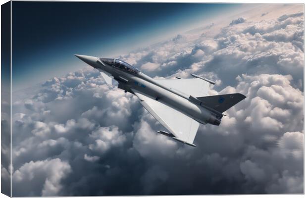 Eurofighter Typhoon The Eyes of the Army Canvas Print by J Biggadike