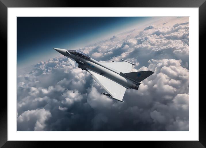 Eurofighter Typhoon The Eyes of the Army Framed Mounted Print by J Biggadike