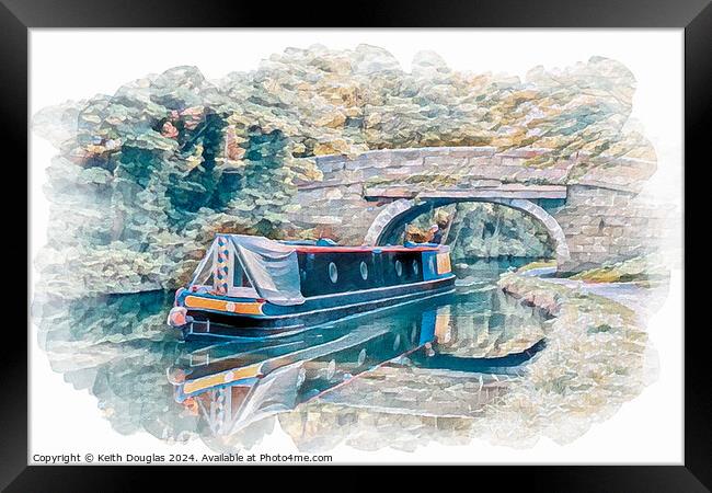 Bridge 119, Lancaster Canal Framed Print by Keith Douglas