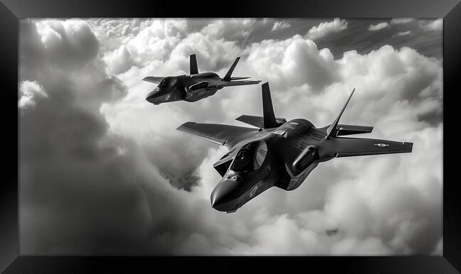 Lockheed Martin F35B Lightning II Framed Print by Airborne Images