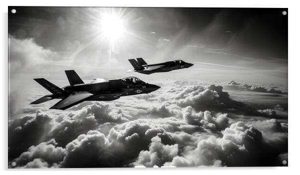 Lockheed Martin F35B Lightning II Acrylic by Airborne Images