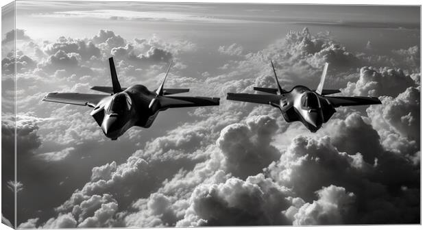 Lockheed Martin F35B Lightning II Canvas Print by Airborne Images